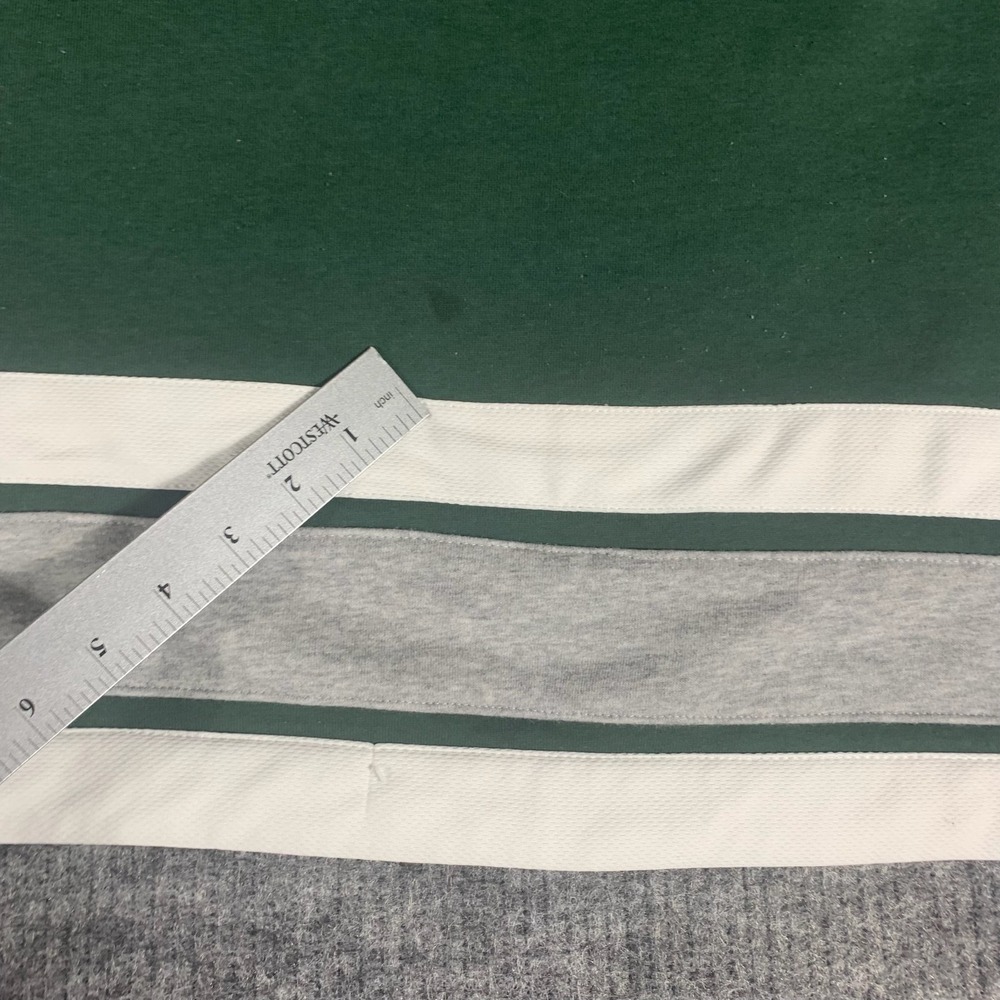 Michigan‎ State Spartans Hoodie Mens Medium Green Hockey Sweatshirt Pullover MSU - Picture 11 of 12